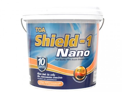 TOA Shield 1 Nano ชิลด์วันนาโน สีทาภายนอก ราคาส่งพัทลุง - ร้านขายวัสดุก่อสร้าง พัทลุงสิทธิชัยวัสดุ